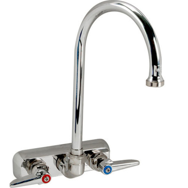 T&S Brass Faucet, 4"Wall (Gsnk, Leadfree) B1146